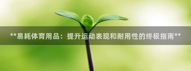 重庆欧陆娱乐有限公司地址：**易耗体育用品：提升运动表现和耐