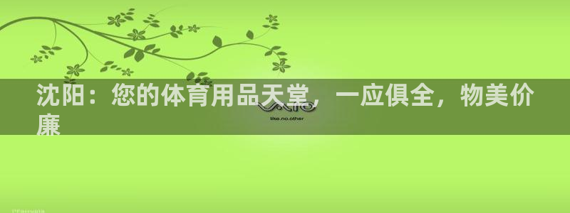 欧陆娱乐：沈阳：您的体育用品天堂，一应俱全，物美价
