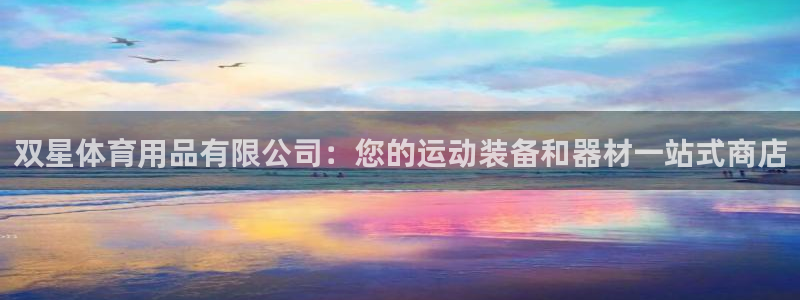 欧陆娱乐怎么注册账号啊：双星体育用品有限公司：您的运