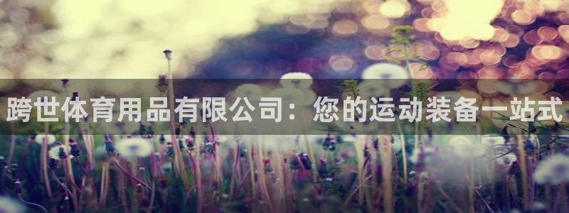 欧陆官网下载：跨世体育用品有限公司：您的运动装备一站式